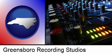 a recording studio mixer in Greensboro, NC