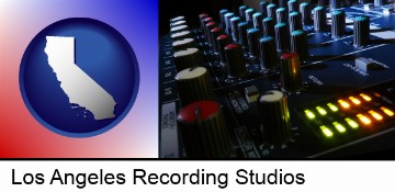 a recording studio mixer in Los Angeles, CA