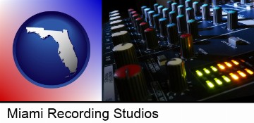 a recording studio mixer in Miami, FL